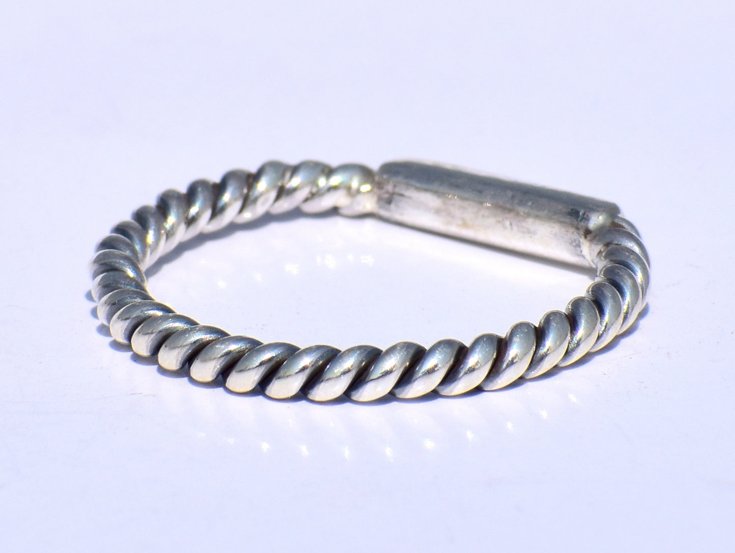 Silver Stacking Ring, Brass Head Ring, 925 Sterling Silver Ring, Nickel Free Silver, Unisex Ring, Handmade Ring, Fidget Ring, Chunky Ring