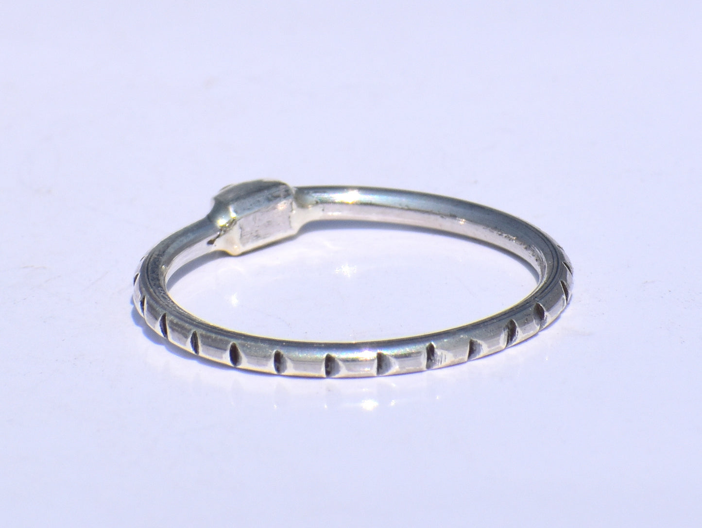 Silver Stacking Ring, Brass Dot Ring, Handcrafted Ring, Chunky Ring, Gift For Her, Statement Ring, Dainty Ring, Promise Ring, Trinity Ring