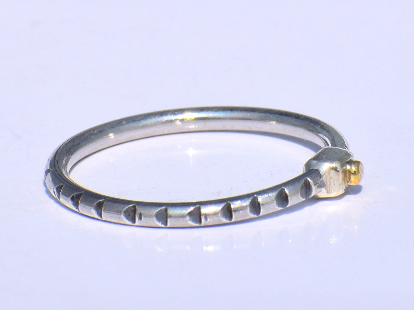 Silver Stacking Ring, Brass Dot Ring, Handcrafted Ring, Chunky Ring, Gift For Her, Statement Ring, Dainty Ring, Promise Ring, Trinity Ring