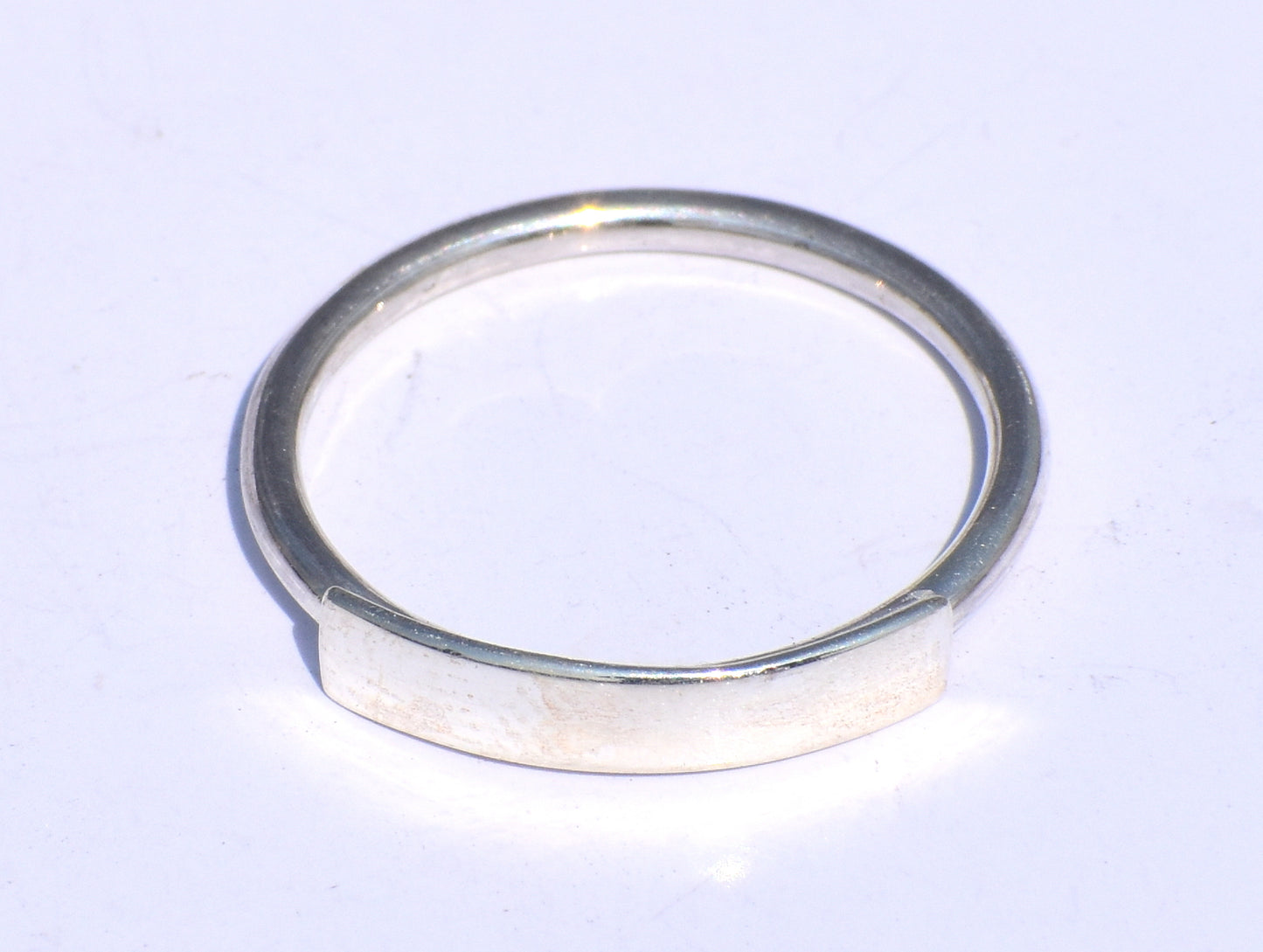 Silver Chunky Ring, Handmade Ring, 925 Sterling Silver Ring, Trinity Ring, Knuckle Ring, Dainty Ring, Gift For Her, Statement Ring, Bar Ring