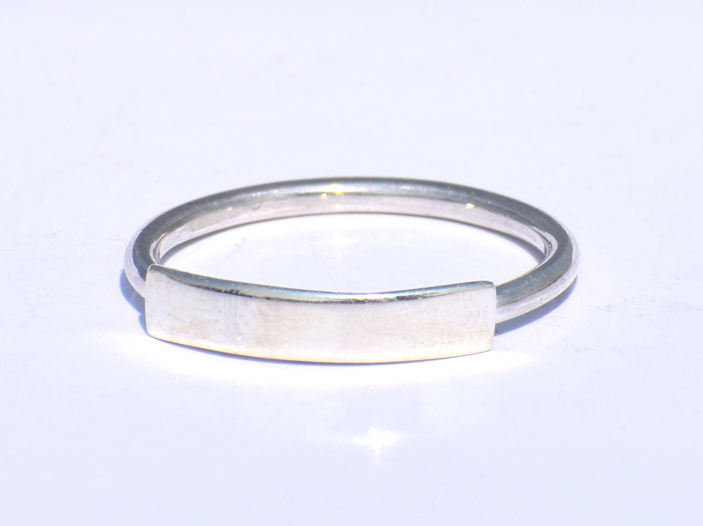Silver Chunky Ring, Handmade Ring, 925 Sterling Silver Ring, Trinity Ring, Knuckle Ring, Dainty Ring, Gift For Her, Statement Ring, Bar Ring