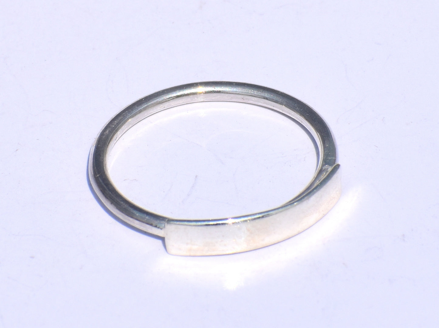 Silver Chunky Ring, Handmade Ring, 925 Sterling Silver Ring, Trinity Ring, Knuckle Ring, Dainty Ring, Gift For Her, Statement Ring, Bar Ring