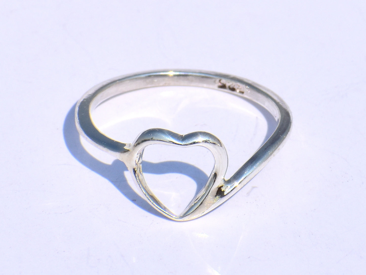 Heart Ring, Silver Dainty Ring, Knuckle Ring, Handmade Ring, Fidget Ring, Chunky Ring, 925 Silver Ring, Promise Ring, Women Ring, Love Ring