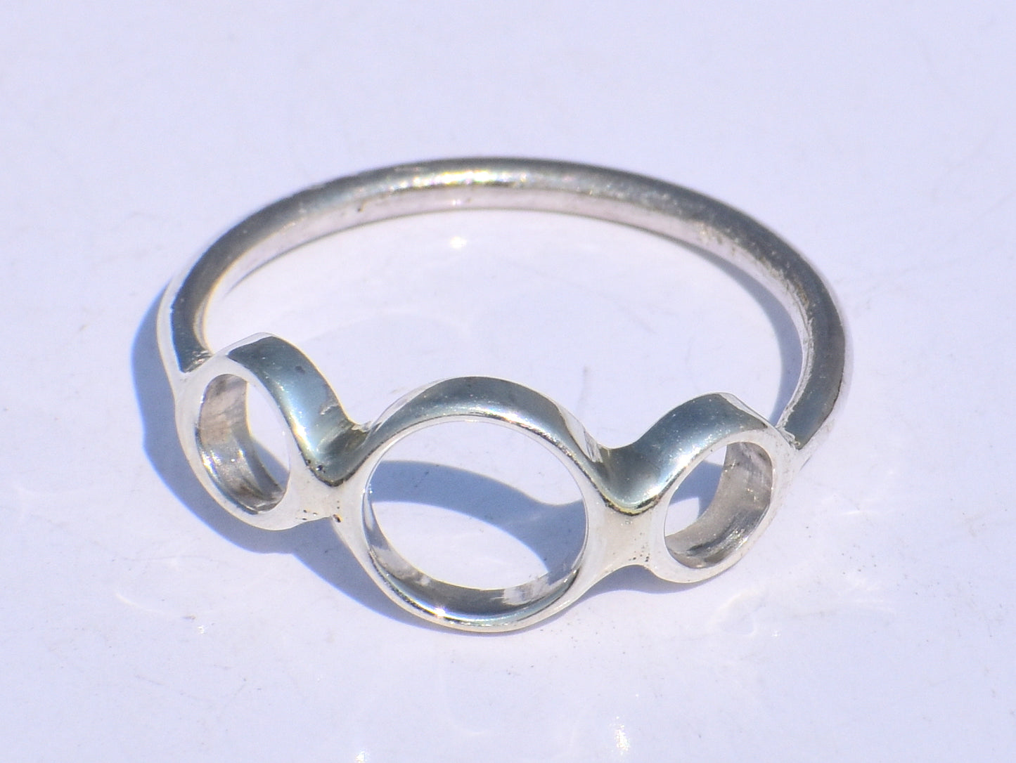 Hollow Ring, Silver Circle Ring, Handmade Ring, 925 Sterling Silver Ring, Chunky Ring, Boho Ring, Minimalist Ring, Geometric Ring