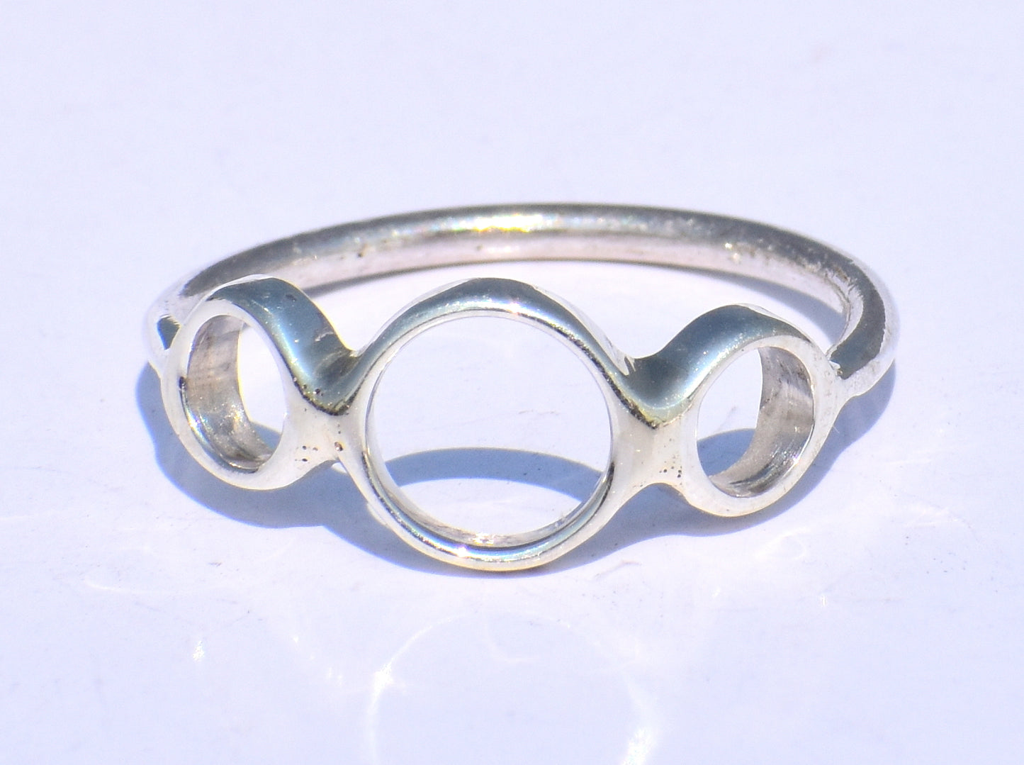 Hollow Ring, Silver Circle Ring, Handmade Ring, 925 Sterling Silver Ring, Chunky Ring, Boho Ring, Minimalist Ring, Geometric Ring
