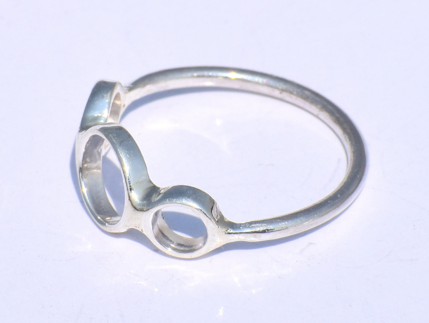 Hollow Ring, Silver Circle Ring, Handmade Ring, 925 Sterling Silver Ring, Chunky Ring, Boho Ring, Minimalist Ring, Geometric Ring