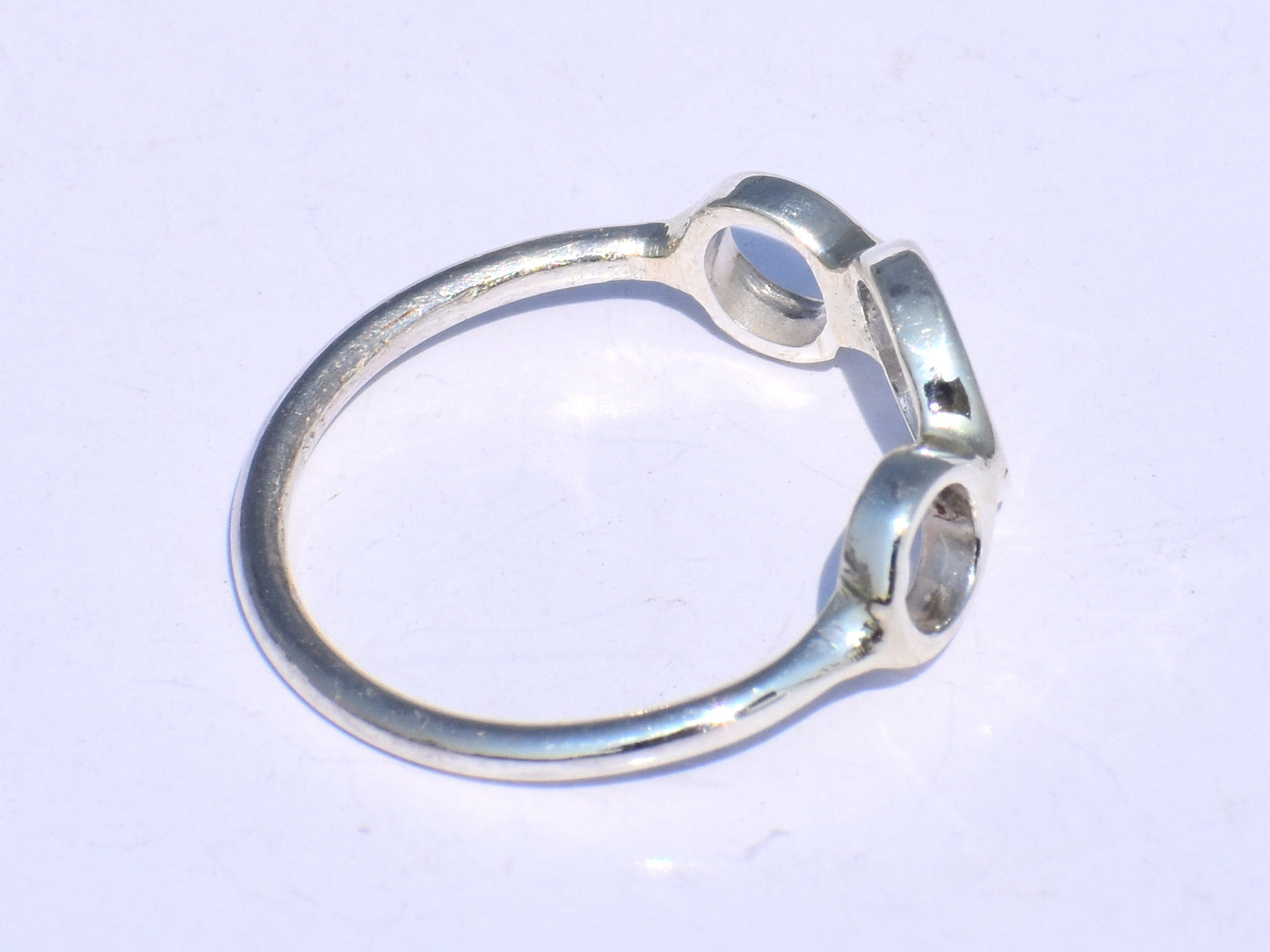Hollow Ring, Silver Circle Ring, Handmade Ring, 925 Sterling Silver Ring, Chunky Ring, Boho Ring, Minimalist Ring, Geometric Ring