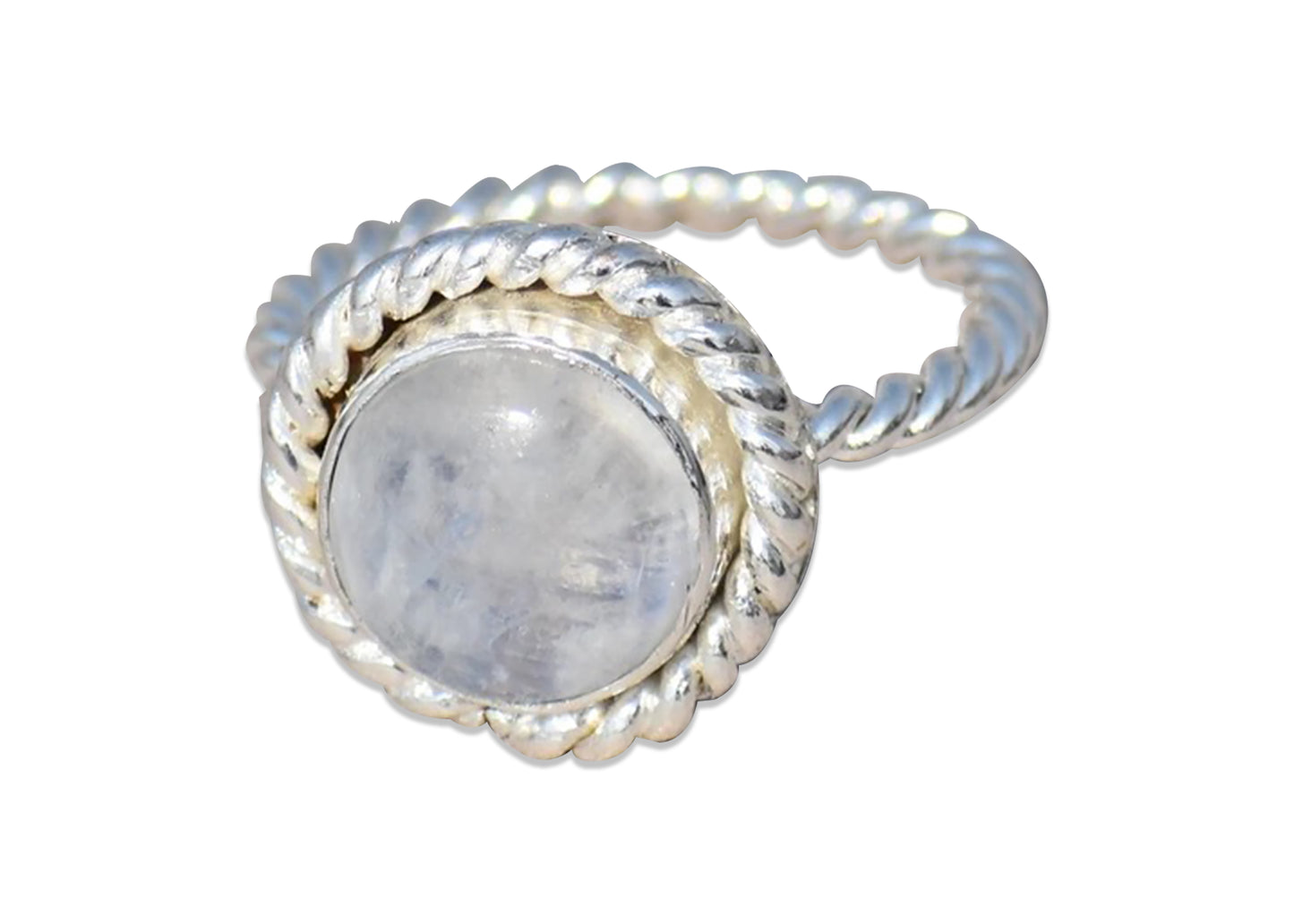 Vintage Moonstone Ring, Natural Moonstone Ring, Silver Ring, Handmade jewelry, Meditation Ring, Anxiety Ring, Gift For Ring, Statement Ring
