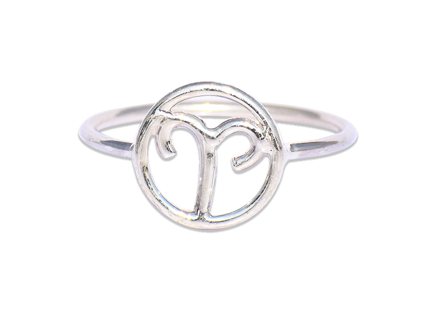 Zodiac Ring, Silver Aries Ring, Star Sign Ring, Astrology Ring, Vintage Style Ring, Birthday Gift, Horoscope Ring, Anniversary Gift For Her