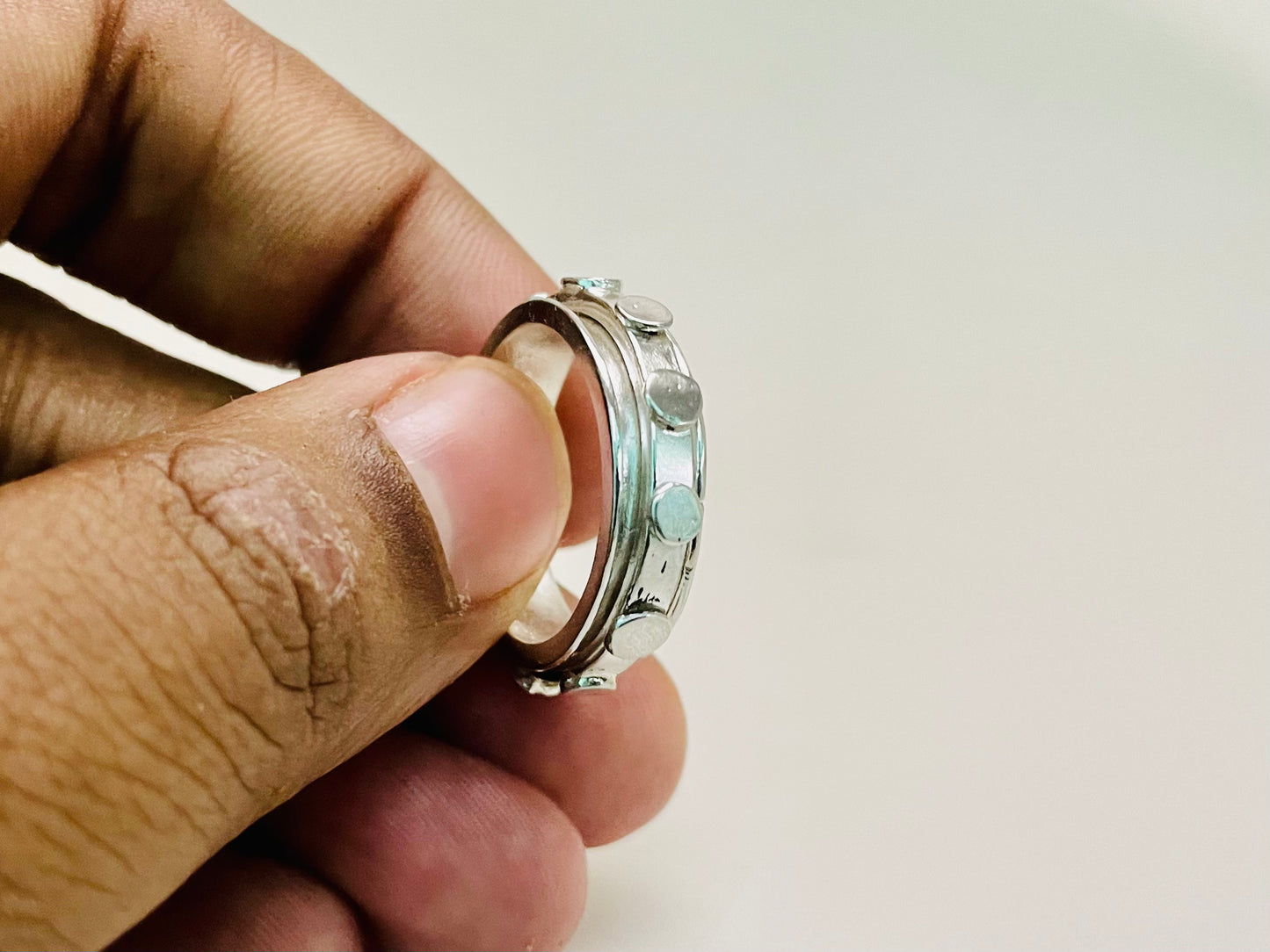 Star Spinner Ring, 925 Sterling Silver Ring, Handmade Ring
