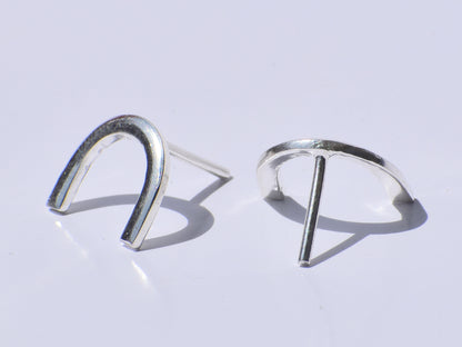 Earring, 925 Silver Earrings, Alphabetic Earrings Studs, Women's Studs Earring, Back To School, Friendship Gift, Gift For Her, Women Jewelry