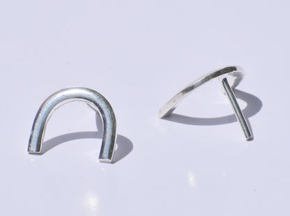 Earring, 925 Silver Earrings, Alphabetic Earrings Studs, Women's Studs Earring, Back To School, Friendship Gift, Gift For Her, Women Jewelry