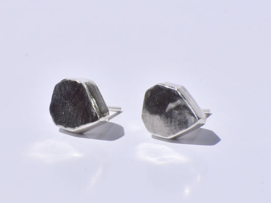 Earrings, Studs, Silver Earrings, Pear Earrings, Handmade Earrings, Drop Earrings, Tiny Silver Earrings, Silver Leaf Earrings, Gift For Her