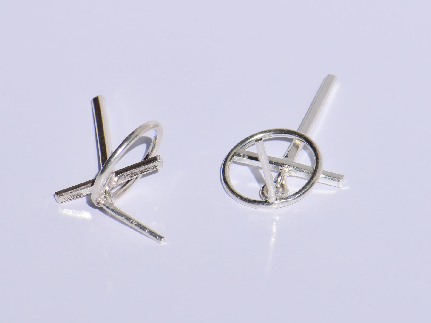 Initial Silver Earring, Custom Jewellery, Pair of Earrings, Small Stud Earrings, Cute Studs, Mother's Day Gift, Minimalist Studs, Women Gift