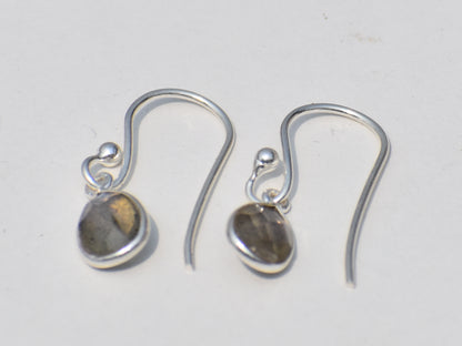 Labradorite Earrings, Blueflash Labradorite, Pear Labradorite, Birthstone Jewelry, Sterling Silver Jewelry, Women's Jewelry, Jewelry For Her