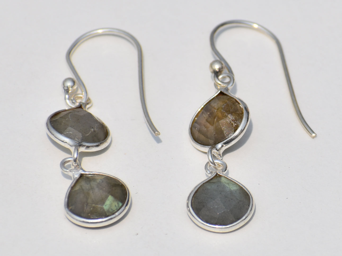 Labradorite Earrings, Natural Labradorite Earring, 925 Silver Earrings, Statement Jewelry, Birthstone Jewelry, Gift For Her, Healing Jewelry