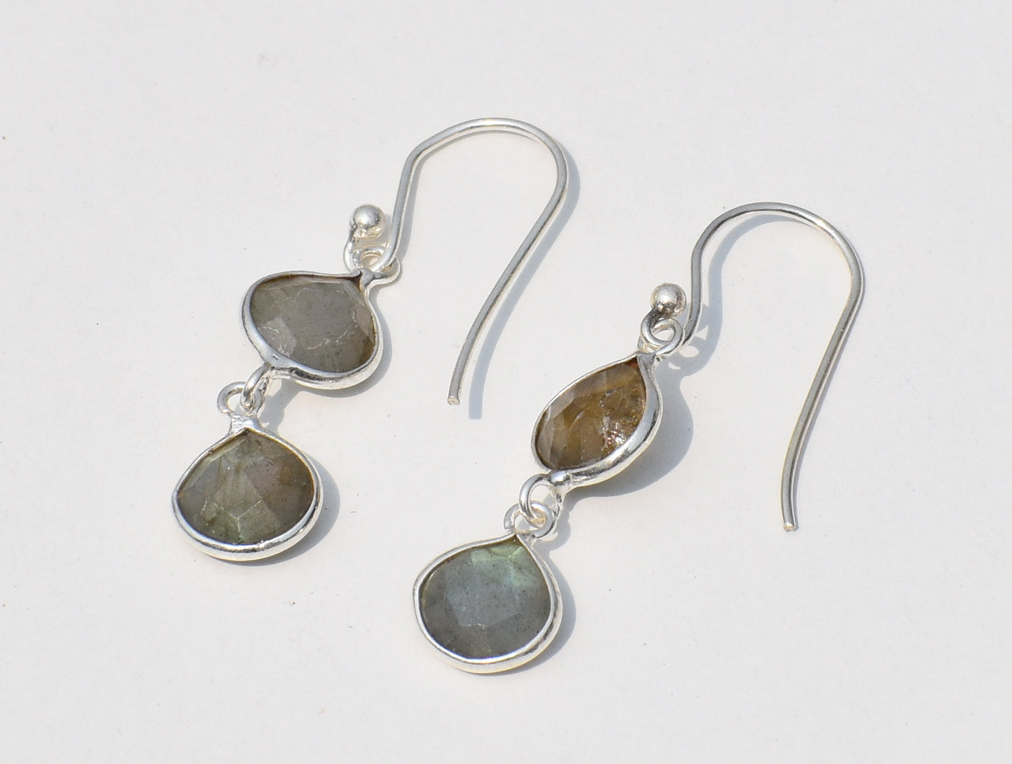 Labradorite Earrings, Natural Labradorite Earring, 925 Silver Earrings, Statement Jewelry, Birthstone Jewelry, Gift For Her, Healing Jewelry