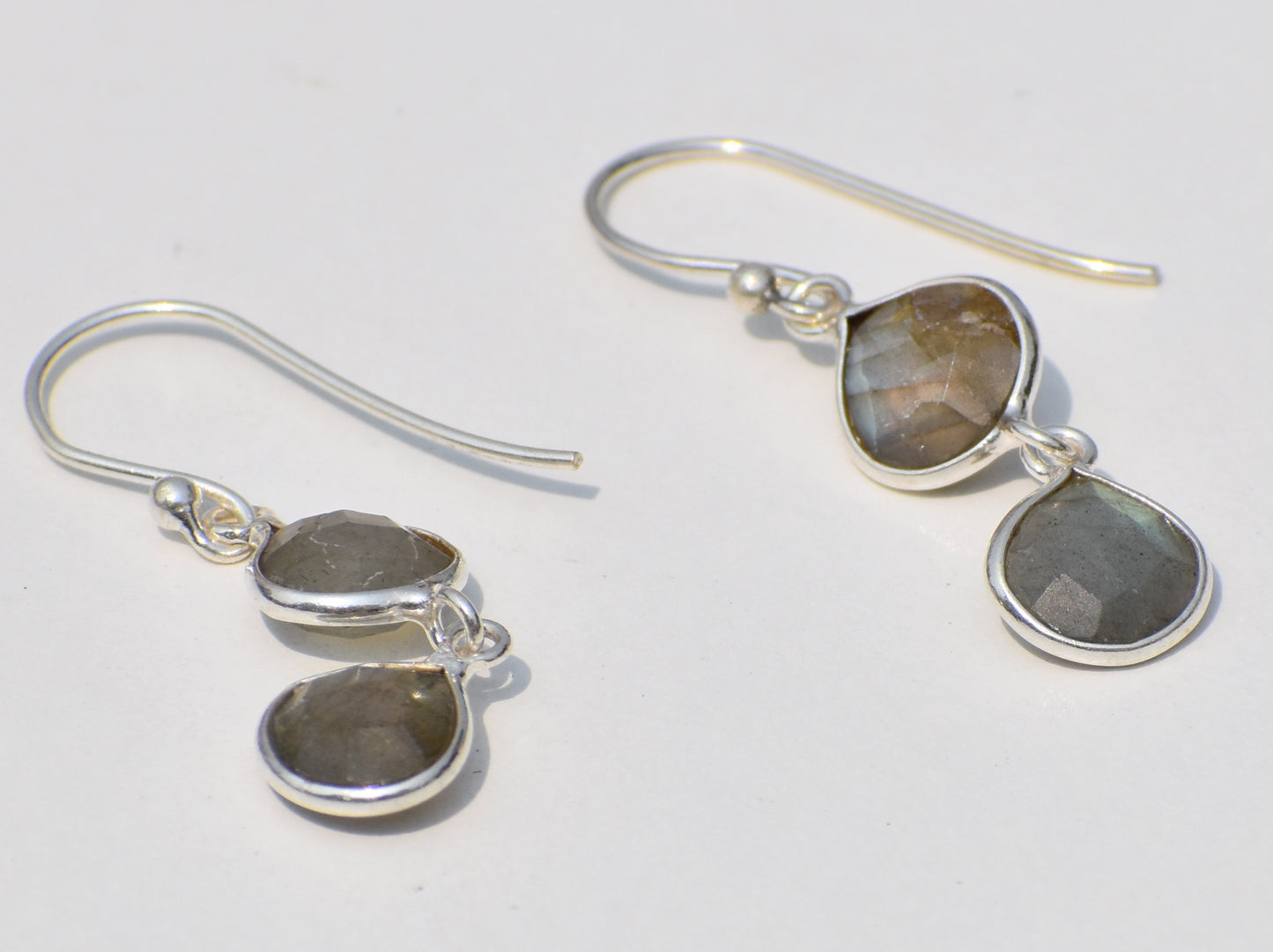 Labradorite Earrings, Natural Labradorite Earring, 925 Silver Earrings, Statement Jewelry, Birthstone Jewelry, Gift For Her, Healing Jewelry