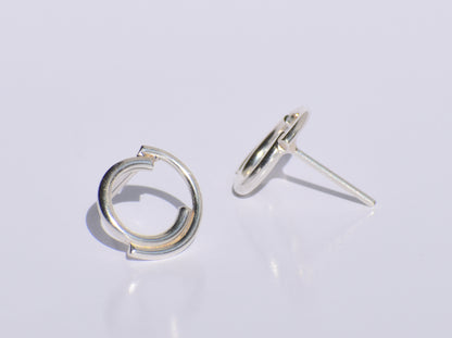 Silver Studs Earrings, Silver Geometric Studs Earrings, 925 Sterling Silver Studs Earrings, Easter's Gift, Women Accessories, Gift For Women