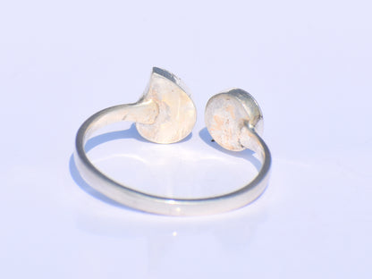 Continuum Silver Semicolon Ring – Handmade 925 Sterling Silver