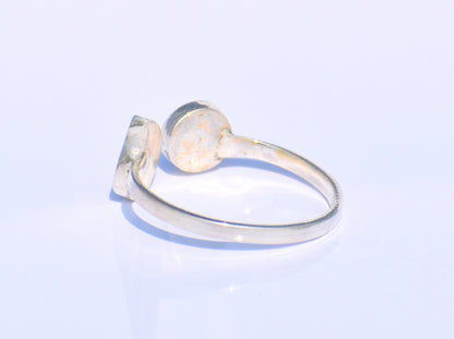Continuum Silver Semicolon Ring – Handmade 925 Sterling Silver
