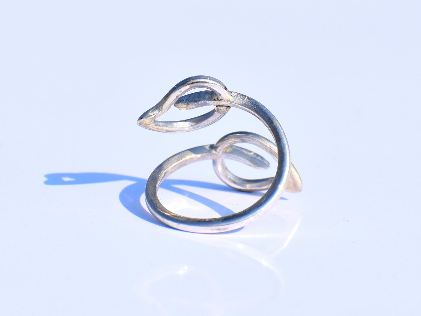 Silver Leaf Ring, Handmade Ring, 925 Sterling Silver Ring, Midi Ring, Wedding Ring, Women Ring, Statement Ring, Valentine Gift, Gift For her
