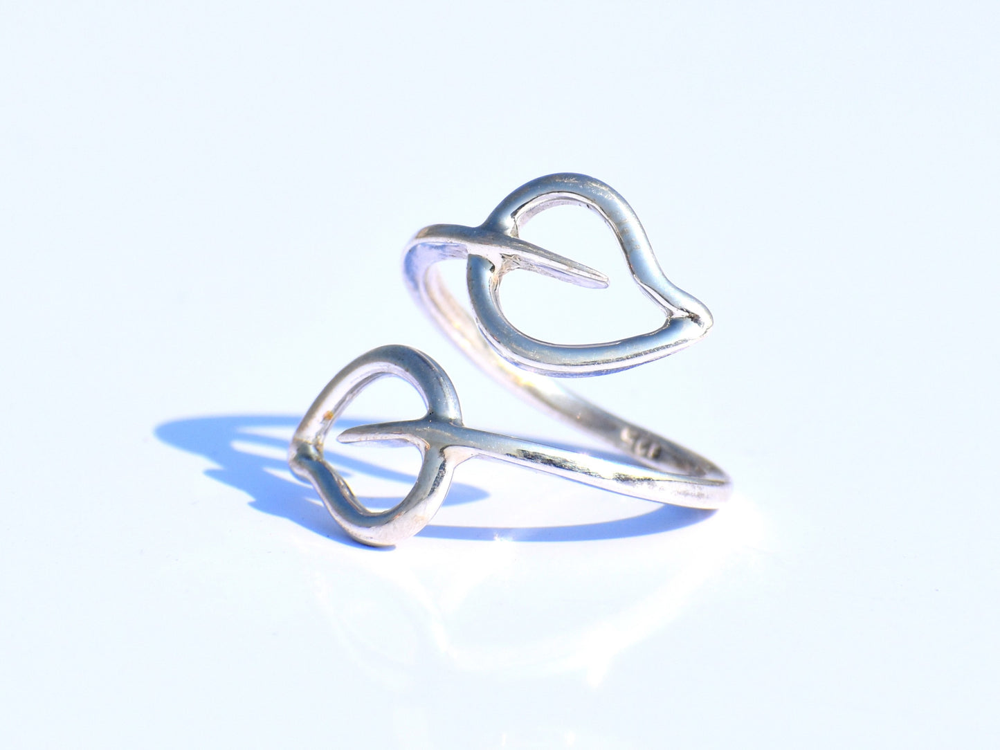 Silver Leaf Ring, Handmade Ring, 925 Sterling Silver Ring, Midi Ring, Wedding Ring, Women Ring, Statement Ring, Valentine Gift, Gift For her