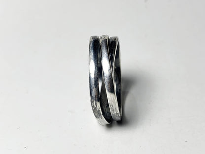 Oxidized Band Ring – Handmade 925 Sterling Silver Bohemian Jewelry