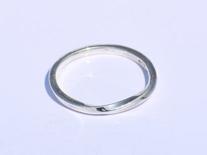 Mobius Ring, Twist Thin Band Ring, Promise Ring, Silver Jewelry, Handmade Jewelry, Dainty Ring, Knuckle Ring, Ring For Her, Christmas Gift