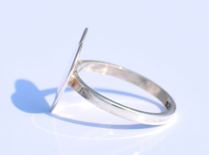 Heart Ring, Love Ring, Minimalist Heart Ring, Sterling Silver Ring, Statement Ring, Bohemian Ring, Promise Ring, Handmade Ring, Gift For Her