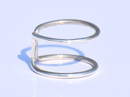 Open Ring , 925 Sterling Silver Ring, Midi Ring, Statement Ring, Wedding Ring, Engagement Ring, Fine Ring, Anniversary Gift, Gift For Her