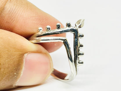 Chevron Ring, 925 Sterling Silver Ring, V Shape Ring, Handmade Ring, Chunky Ring, Minimalist Ring, Dainty Ring, Statement Ring, Gift Jewelry