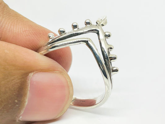 Chevron Ring, 925 Sterling Silver Ring, V Shape Ring, Handmade Ring, Chunky Ring, Minimalist Ring, Dainty Ring, Statement Ring, Gift Jewelry