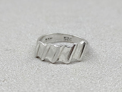 Minimalist Silver Ring, Stacking Ring, Dainty Ring, Handmade Ring, 925 Sterling Silver Ring, Wedding Ring, Anniversary Gift, Gift For Women