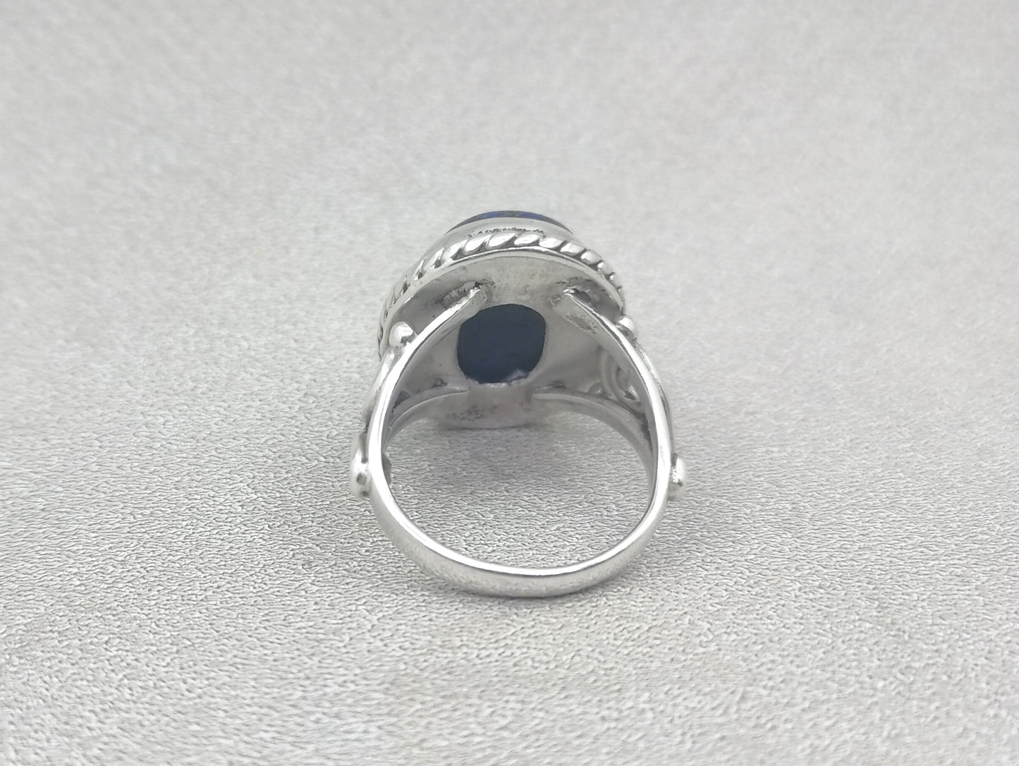 Natural Lapis Lazuli Ring, 925 Sterling Silver Ring, Lapis Ring, Lapis Lazuli Jewelry, Oval Gemstone Ring, Handmade Ring, Rings For Woman