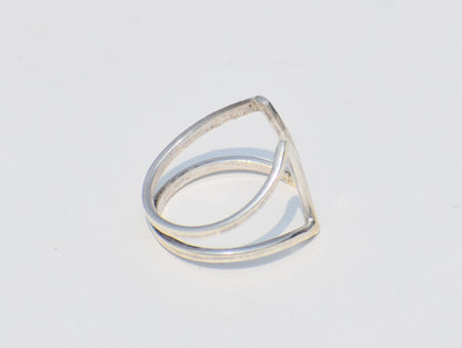Open Band Ring, 925 Sterling Silver Ring, Statement Ring, Wedding Ring, Engagement Ring, Bohemian Ring, Silver Band Ring, Unisex Band Ring