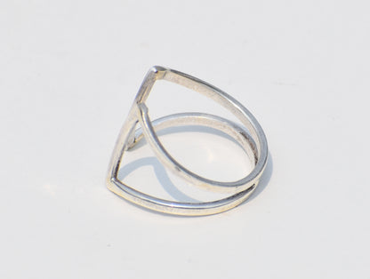 Open Band Ring, 925 Sterling Silver Ring, Statement Ring, Wedding Ring, Engagement Ring, Bohemian Ring, Silver Band Ring, Unisex Band Ring