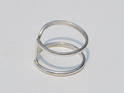 Silver Band Ring, Thin Dainty Ring, Sterling Silver Ring, Adjustable Ring, Silver Midi Ring, Statement Ring, Anniversary Gift, Gift For Her