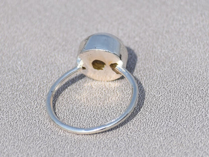 Pearl Ring, Minimalist Ring, Simple Ring, Stacking Ring, Thin Ring, Handmade Ring, 925 Silver Ring, June Birthstone, Stacking Ring, Gift Her