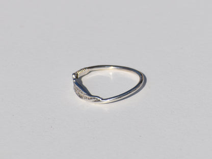 Silver Wing Ring, Silver Feather Ring, Sterling Silver Ring, Handmade Ring, Thin Dainty Ring, Friendship Ring, Back To School, Gift For Her