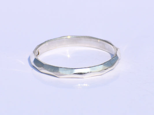Hammered Silver Ring, Silver Jewelry, Dainty Ring, bohemian Ring, Simple Ring, Unique Ring, Birthday Gift, Best Friend Gift, Everyday Ring