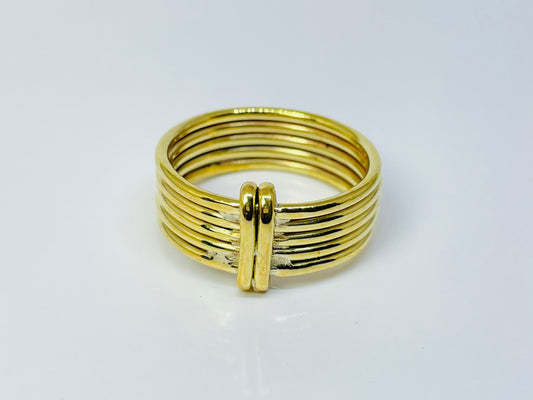Gold Plated Band Ring, 925 Silver Band Ring, Wide Band Ring, Statement Ring, Bohemian Ring, Yoga Ring, Unisex Ring, Midi Ring, Ring For Her