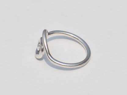 Spiral Ring, Silver Ring, Swirl Ring, Unisex Ring, Meditation Ring, Promise Ring, Bohemian Jewelry, Chunky Ring, Coil Ring, Everyday Jewelry