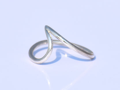 Wave Ring, Surfer Ring, 925 Sterling Silver Ring, Dainty Wave Ring, Pura Vida Ring, Stacking Ring, Beach Nautical Style, Wave Ring For Women