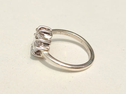 Zircon Ring, Sterling Silver Ring, Silver Dainty Ring, Statement Ring, Wedding Gift, Engagement Gift, Bohemian Ring, Gift For Women, Ring