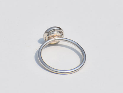 Deligate Ring, Simple Shield Ring, Sterling Silver Ring, Button Ring, Dot Ring, Handmade Ring, Silver Body, Promise Gift, Gift For Everyone