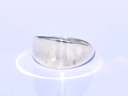 Signet Ring, Plain Design Ring, Pure Sterling Silver Ring, Simple Ring, Promise Ring, Unisex Ring, Everyday Ring, Band Ring , back To School