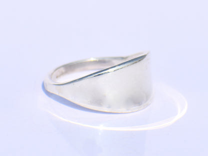 Signet Ring, Plain Design Ring, Pure Sterling Silver Ring, Simple Ring, Promise Ring, Unisex Ring, Everyday Ring, Band Ring , back To School