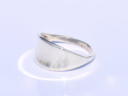 Signet Ring, Plain Design Ring, Pure Sterling Silver Ring, Simple Ring, Promise Ring, Unisex Ring, Everyday Ring, Band Ring , back To School