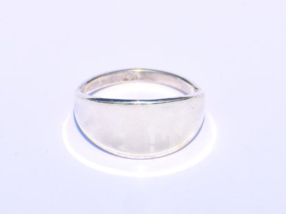 Signet Ring, Plain Design Ring, Pure Sterling Silver Ring, Simple Ring, Promise Ring, Unisex Ring, Everyday Ring, Band Ring , back To School